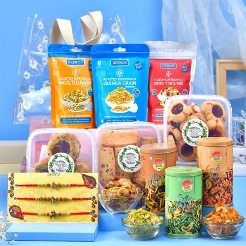 Gourmet Treats  N  Antique Rakhis Set