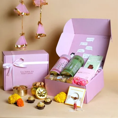 Sacred Rakhi  N  Delicious Bites Box