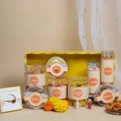 Traditional Rakhi  N  Snacks Gift Hamper