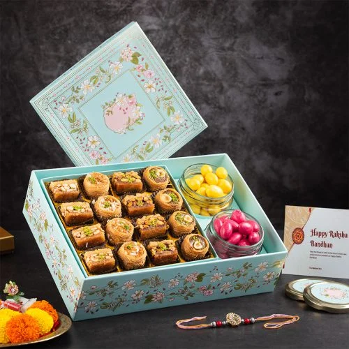 Premium Festive Rakhi Gift Set