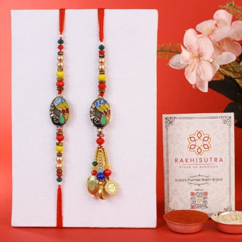 Fantastic Bhaiya Bhabi Rakhi Set