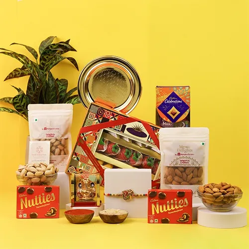 Sacred Om Rakhi Gift Box