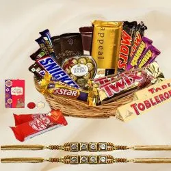 Premium Chocolates & Rakhi Hamper
