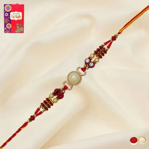 Dazzling Stone Studded Rakhi