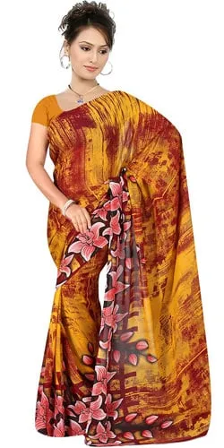 Ravishing Womens Georgette Saree from Suredeal