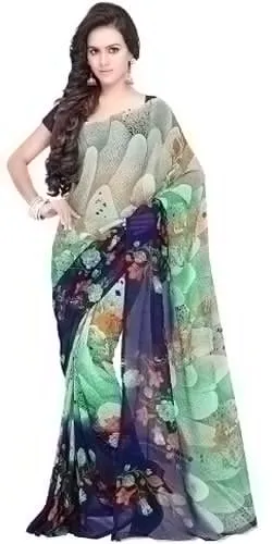 Preppy Georgette Saree