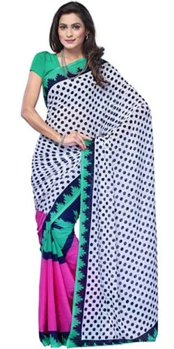 Exciting Effulgence Chiffon Saree