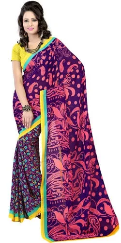 Exquisite Enchant Faux Georgette Saree