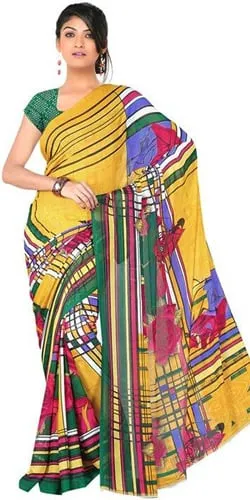 Beaming Grace Chiffon Saree