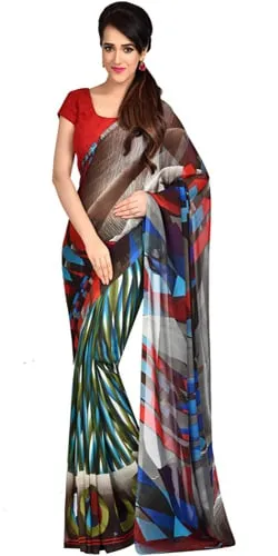 Resplendent Looking Dani Georgette Saree