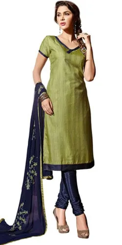 Shiny Eclat Santoon Silk Salwar Suit