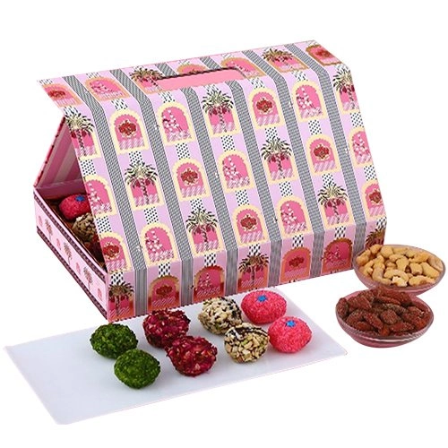 Special Ladoos with Nutty Treat Box