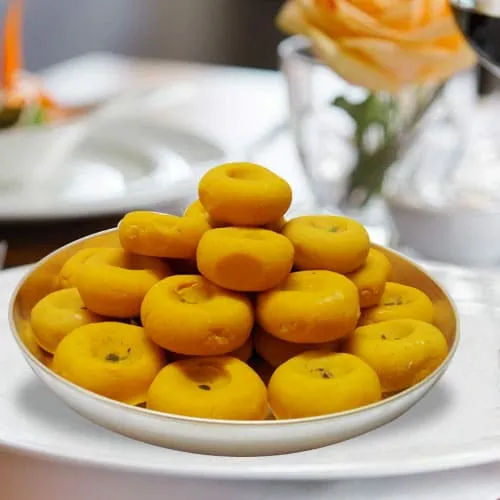Yummy Kesaria Pedas from Haldirams