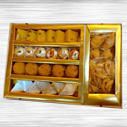 Delightful Assorted Sweets n Savory Combo Gift