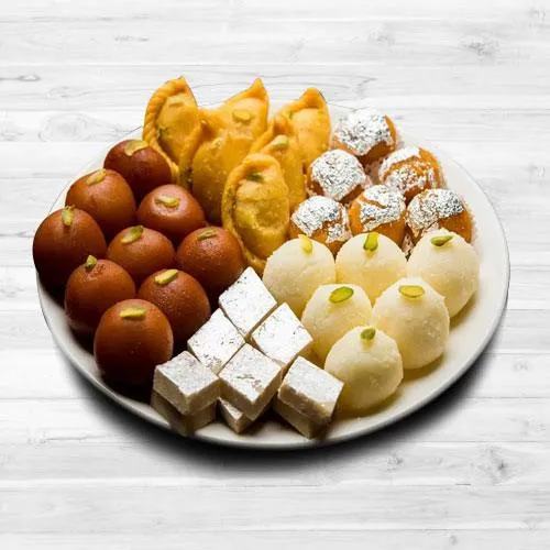 Mouth Watering Assorted Sweets from Bhikaram