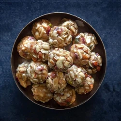 Enjoyable Kesar Dry Fruit Ladoo Box