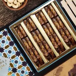Lavish Chocolate Finger Baklava Box