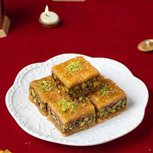 Soulful Pistachio Kunafa Baklava Treat