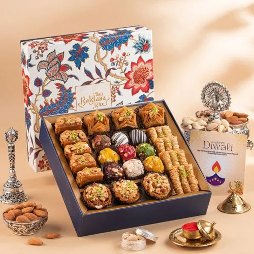 Gourmet Baklava n Indian Fusion Sweets Combo