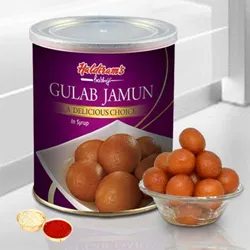 Gulab Jamun from Haldiram or Reputed similar sweet shop