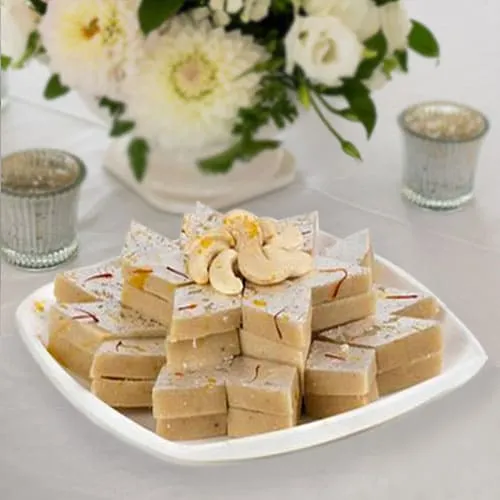 Yum Bites Kaju Barfi