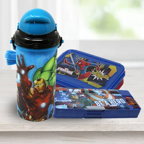 Impressive Avengers School Utility Gift Combo for Kids