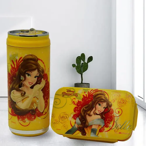 Remarkable Disney n Marvel Lunch Box N Sipper Bottle Combo