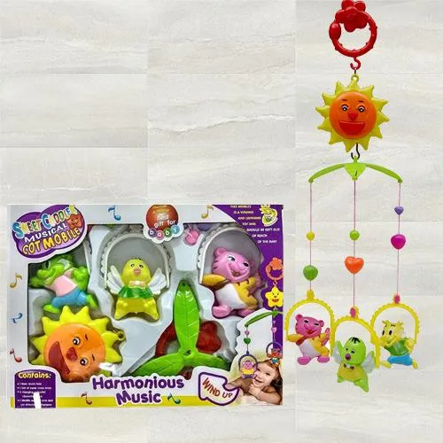 Exciting Hanging Rattle Toys With Cartoons for Toddlers