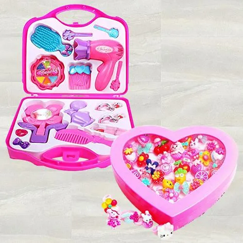 Wonderful Beauty Set N Fancy Finger Rings Box for Girls