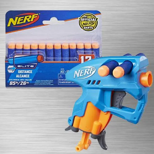 Exclusive Nerf N Strike Elite Refill Pack with Nano Fire Blaster