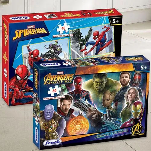 Exciting Frank Marvel Spider Man N Avengers Infinity War Puzzle Set