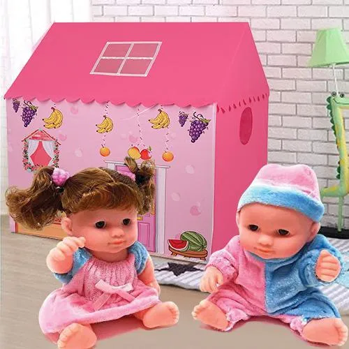 Exciting My Tent House for Girls with a Playful Doll Set