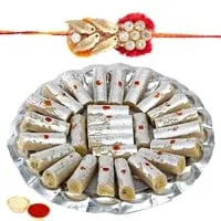 Rakhi with Kaju Roll