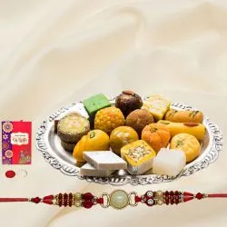 Rakhi with Assorted Sweets