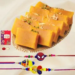 Pack of 3 Delightful Rakhi Combo