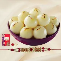 Dashing Rakhi with Yummy Rasgulla from Haldiram