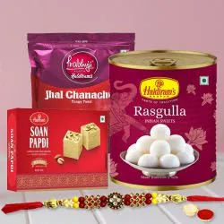 Enticing Rakhi with Haldiram Sweets and Snacks