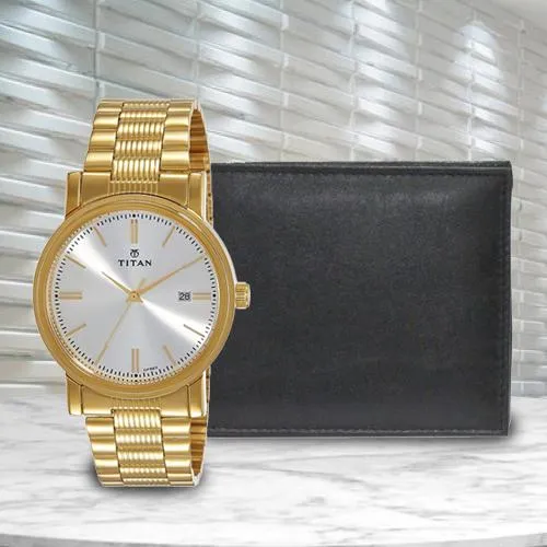 Exclusive Titan Watch with Richborn Wallet
