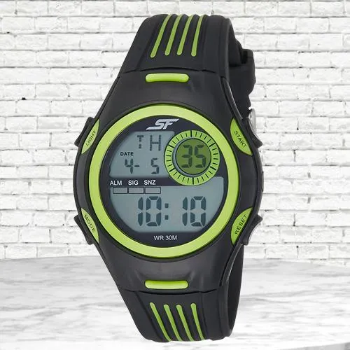 Wonderful Sonata Fibre Digital Mens Watch