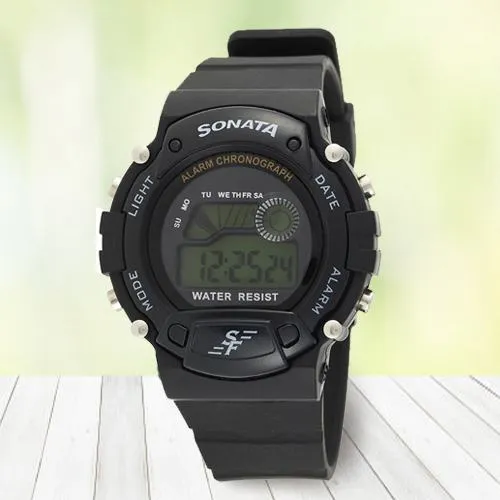 Alluring Sonata Digital Mens Watch