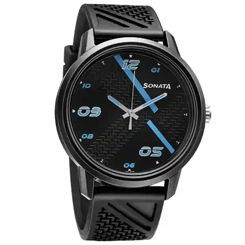 Attractive Sonata Volt Black Gents Watch