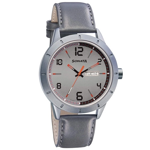 Sporty Sonata Nxt Analog Grey Dial Mens Watch