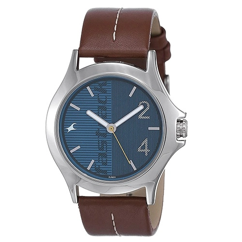 Attractive  Straight Lines Waterproof Mens Analog Watch