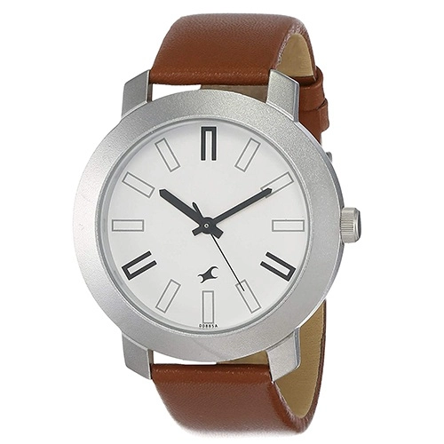Stunning  Casual White Dial Gents Analog Watch