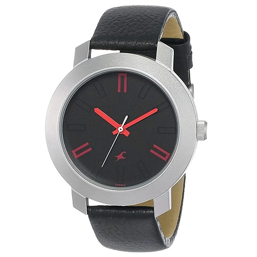 Dashing Fastrack Casual Analog Black Dial Mens Watch