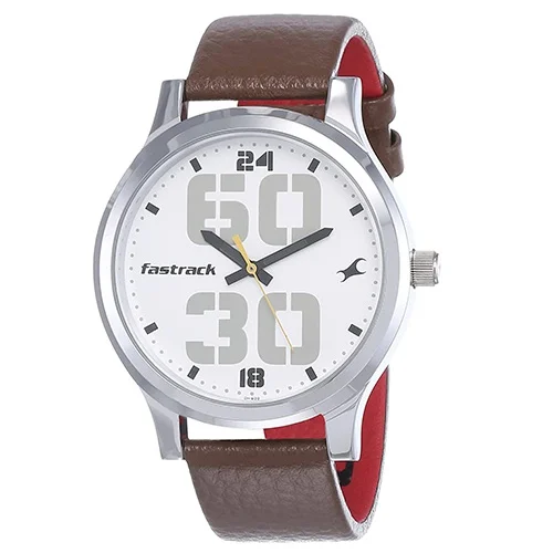 Exclusive  Bold Analog White Dial Mens Watch
