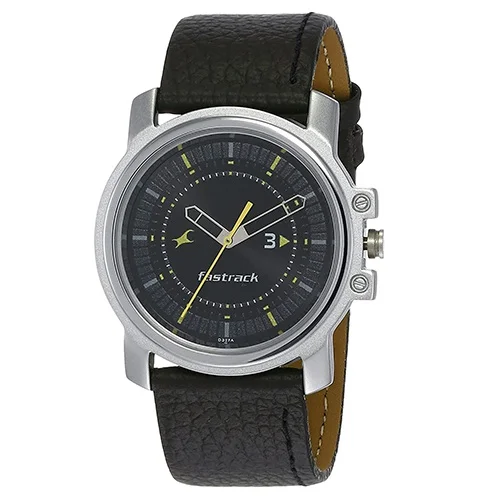 Marvelous Fastrack Economy Black Dial Mens Analog Watch