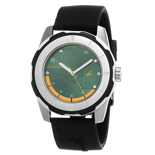 Outstanding  Economy 2013 Analog Green Dial Mens Watch