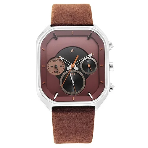 Outstanding  After Dark Analog Brown Dial Mens Watch
