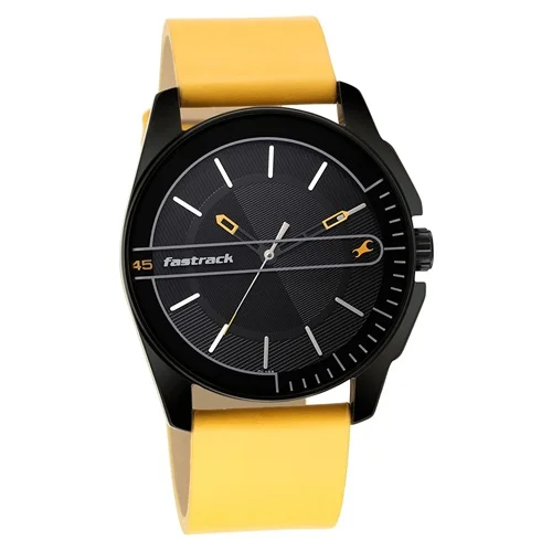 Stylish Fastrack Analog Black Dial Mens Watch